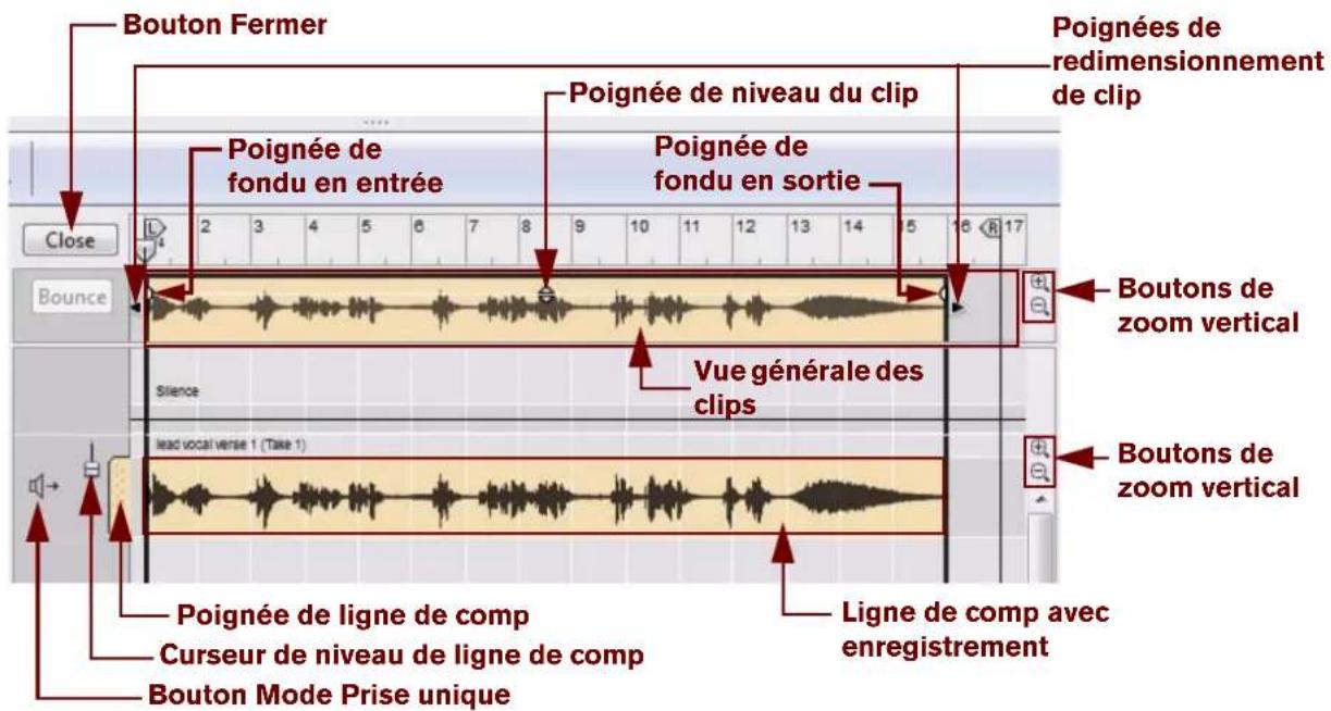 PROPELLERHEAD Reason Essentials 2.0 - Clips en une seule prise dans l'Éditeur de comp - 1