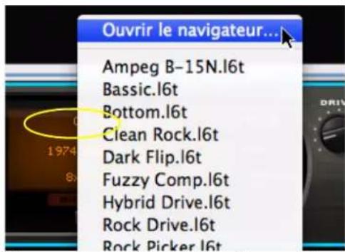 PROPELLERHEAD Reason Essentials 2.0 - Sélection des patches (sons d'ampli) - 2