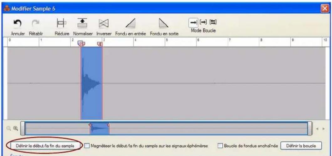 PROPELLERHEAD Reason Essentials 2.0 - Fonction Définir le début/la fin - 2