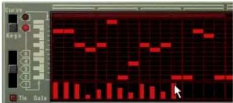 PROPELLERHEAD Reason Essentials 2.0 - Cliquez et déplacez dans la zone inférieure de la fenêtre de pattern. - 1
