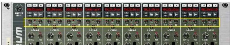 PROPELLERHEAD Reason Essentials 2.0 - Réduisez les faders de la voie de mixage « FX 1 Chaining » et « FX 2 Chaining » à zéro. - 4