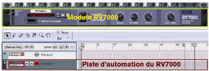PROPELLERHEAD Reason Essentials 2.0 - Création d'une piste d'automation des paramètres pour un module non instrumental - 2