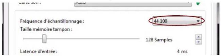 PROPELLERHEAD Reason Essentials 2.0 - Réglages de la fréquence d'échantillonnage pour l'enregistrement et la lecture - 1
