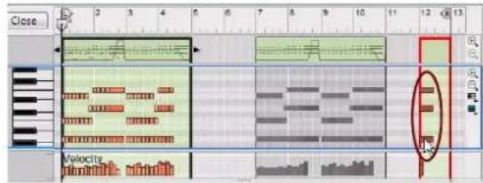 PROPELLERHEAD Reason Essentials 2.0 - À propos du déplacement de notes en dehors ou entre des clips - 9