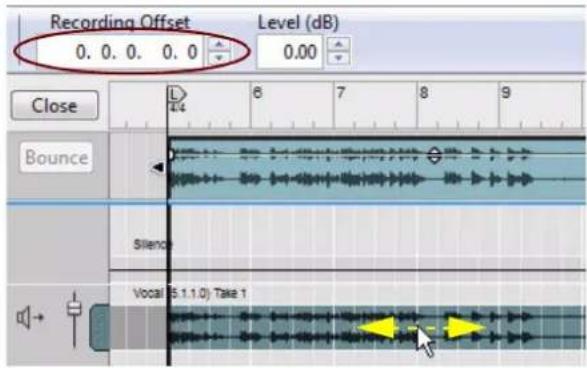 PROPELLERHEAD Reason Essentials 2.0 - Ajustement du décalage d'enregistrement - 1