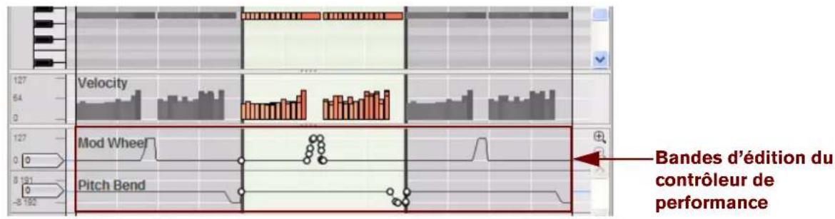 PROPELLERHEAD Reason Essentials 2.0 - ! Lorsque vous arrêtez d'enregistrer, vous devez cliquer une deuxième fois sur Stop, ou sur le bouton « Écrasement de l'automation » situé au-dessus des vu-mètres de l'audio sur le panneau de transport pour que les bordures d'automation vertes apparaissent sur le panneau du module. - 2