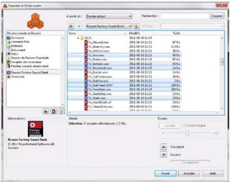 PROPELLERHEAD Reason Essentials 2.0 - Importation de l'audio vers le séquenceur - 1