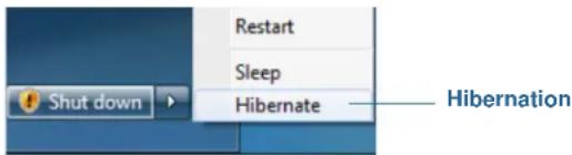 Motion Computing C5t - Mise de la tablette en mode Hibernation - 1