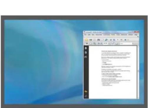 Motion Computing C5t - Extension avec moniteur principal - 1