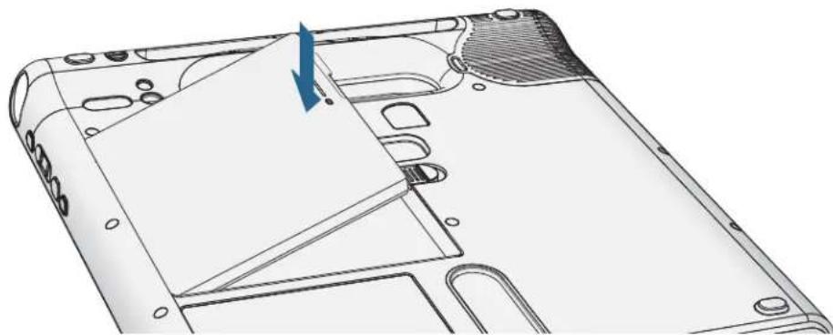 Motion Computing C5t - Pour remplacer la batterie: - 1