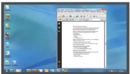 Motion Computing C5te - Affichage miroir - 1
