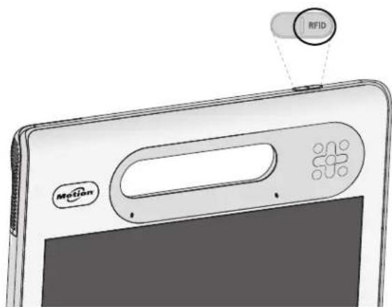 Motion Computing C5te - Pour utiliser le lecteur RFID : - 2
