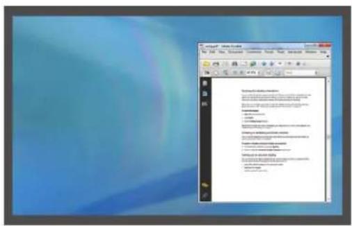Motion Computing C5te - Extension avec moniteur principal - 1