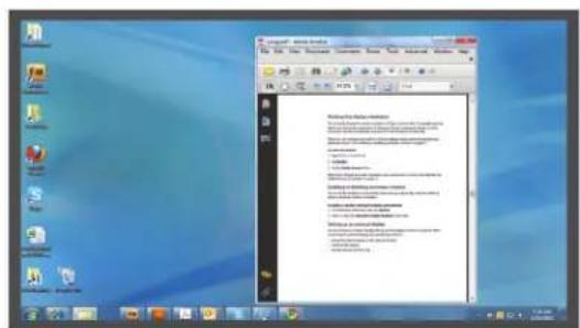 Motion Computing C5v - Affichage miroir - 1