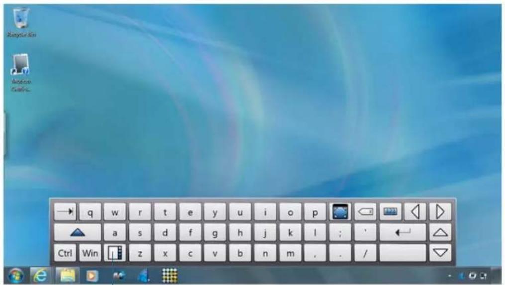Motion Computing CL900 - Démarrage de Motion QuickNav - 1