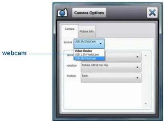 Motion Computing CL900 - Démarriage de la webcam avec Motion QuickNav - 3