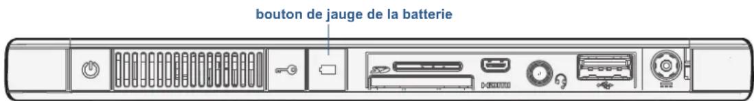Motion Computing CL910 - Vérification de la charge de la batterie de tablette - 1
