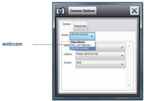 Motion Computing CL910 - Démarrage de la webcam avec Motion QuickNav: - 2