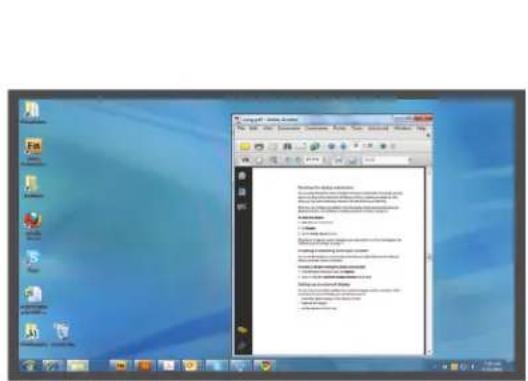 Motion Computing CL910 - Réglage de l'affichage - 1