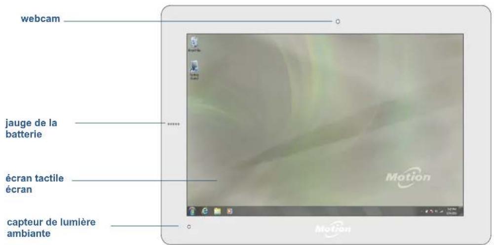 Motion Computing CL910 - Vue del'avant - 1