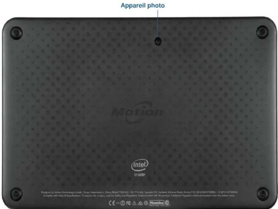 Motion Computing CL920 - Utilisation de l'appareil photo - 1