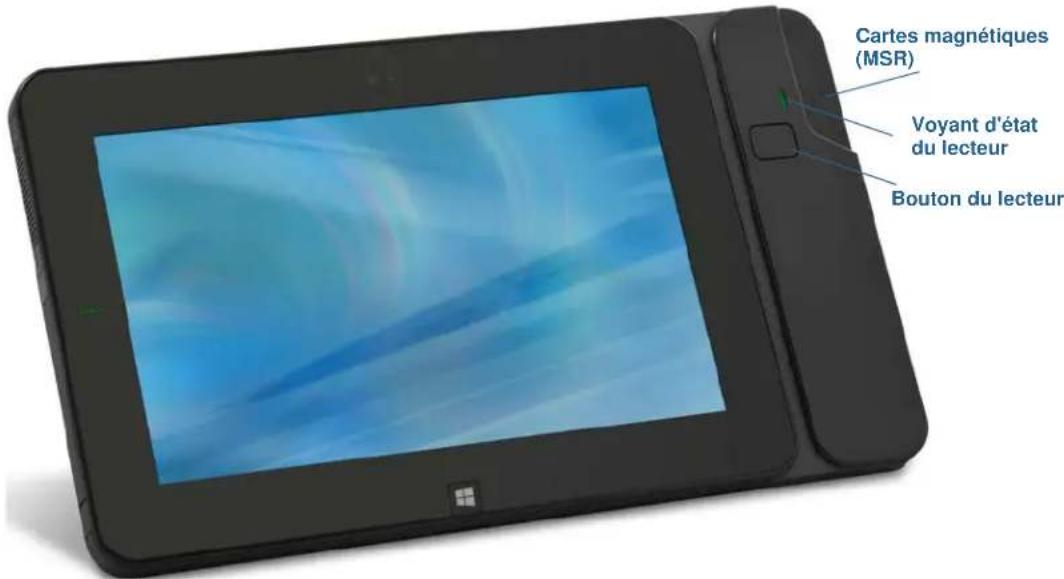 Motion Computing CL920 - SlateMate™ série CL Motion® avec lecteur de cartes magnétiques (MSR) et lecteur de codes-barres (BCS) - 1