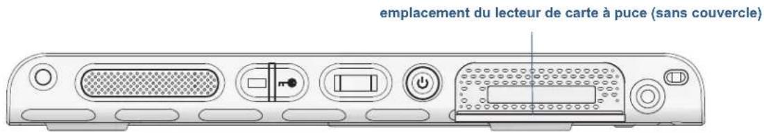 Motion Computing J3500 - Pour-retirer la carte àpuce - 1