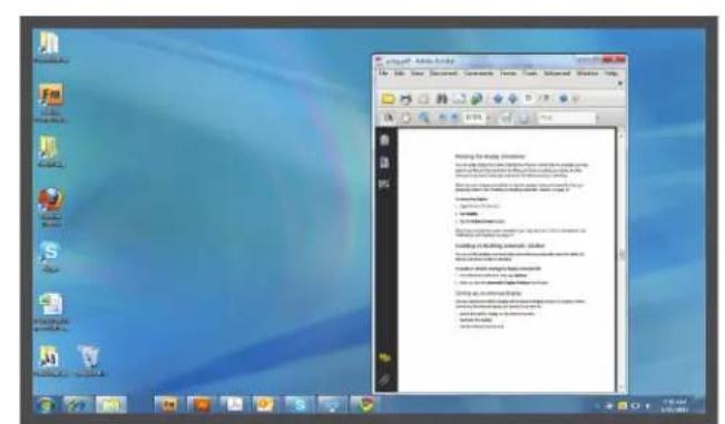 Motion Computing J3500 - Réglage de l'affichage - 2