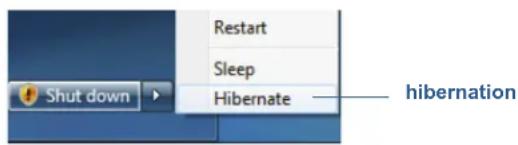 Motion Computing J3500 - Mise de la tablette en mode Hibernation - 1