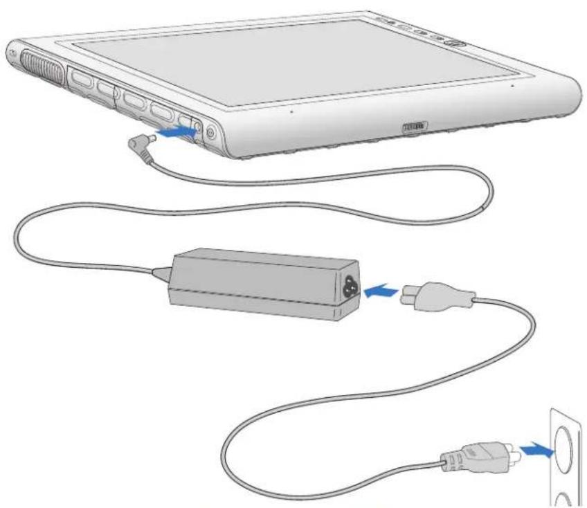 Motion Computing J3500 - Étape 1: Allumez la tablette - 1