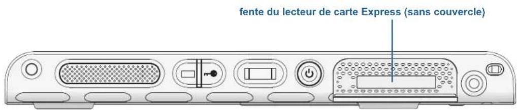 Motion Computing J3600 - Utiliser le lecteur de cartes Express (en option) - 1