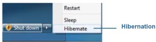 Motion Computing J3600 - Mise en Hibernation de la tablette : - 1