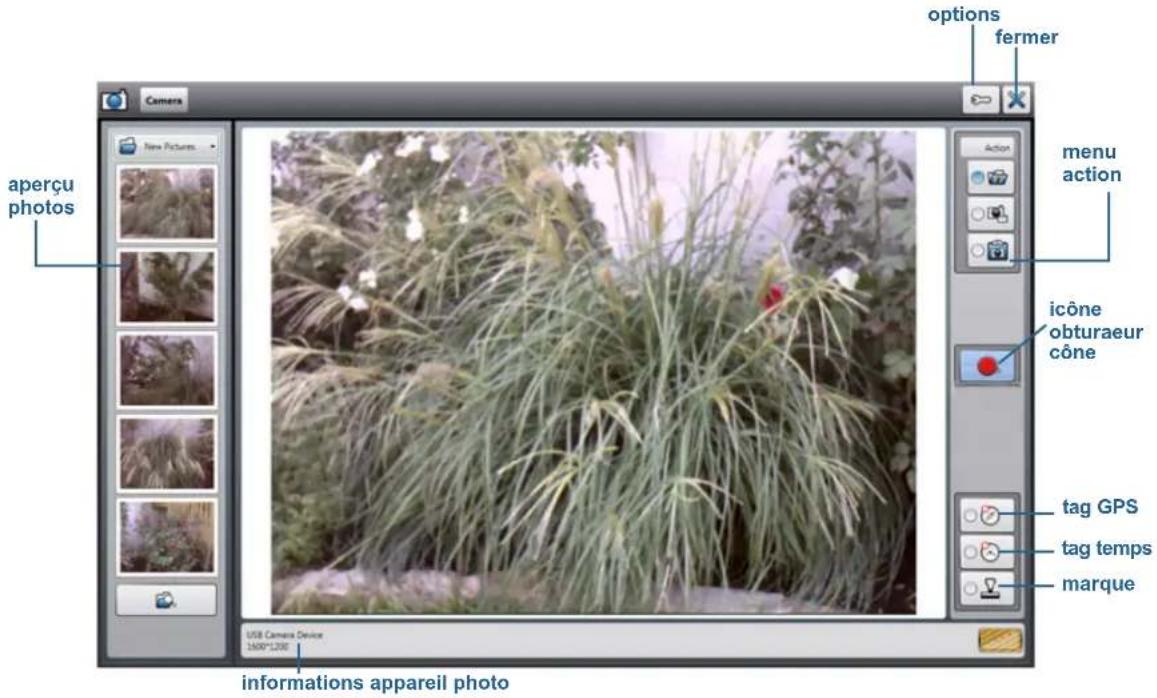 Motion Computing J3600 - Prise de photos avec Motion QuickNav - 1