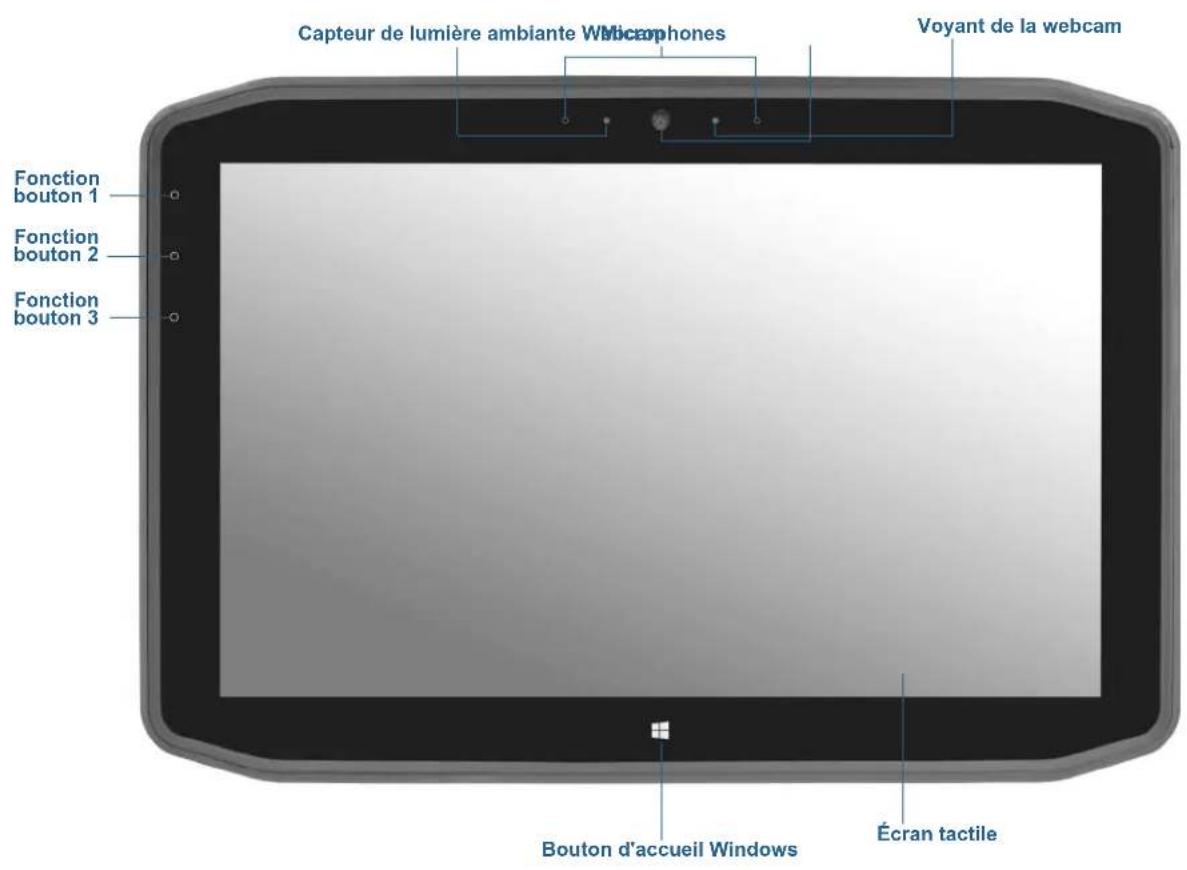 Motion Computing R12 - Vue avant - 1