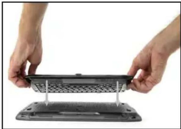 Motion Computing RKB001 - So koppeln Sie die Tastatur mit dem R12 Tablet PC: - 1