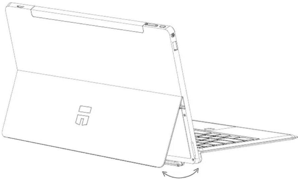 TrekStor PrimeTab T13B - Utiliser la béquille - 1