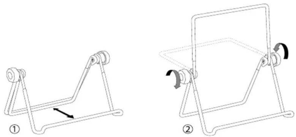 TrekStor SurfTab Theatre K13 - Utilisation du support de tablette - 1