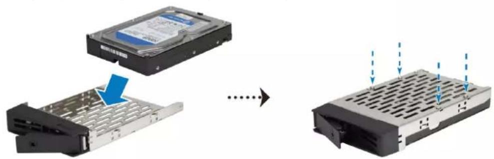 SYNOLOGY RS819 - Installation des disques - 2