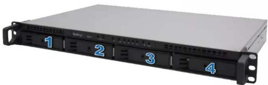 SYNOLOGY RS819 - Installation des disques - 6