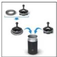 MAGIMIX Nespresso CitiZ & Milk M195 - PROGRAMMATION DU VOLUME D'EAU/WATERVOLUME PROGRAMMEREN - 4