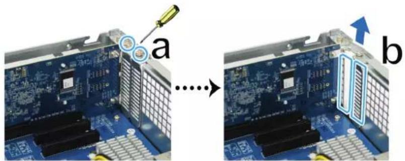 SYNOLOGY SA3400 - Installation de cartes d'extension PCIe - 1