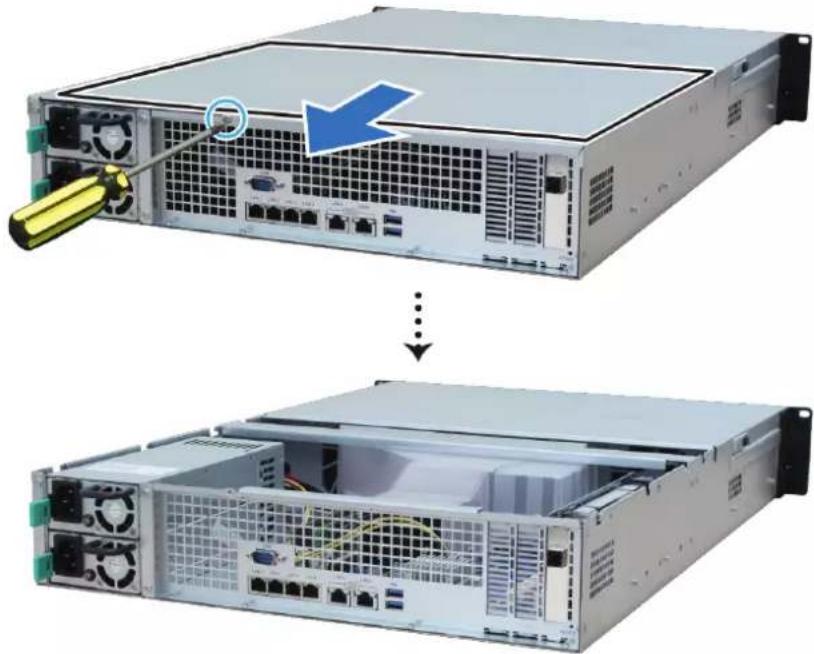 SYNOLOGY SA3400 - Installer les modules de mémoire - 2