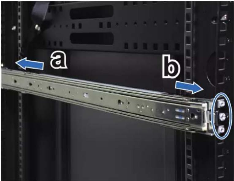 SYNOLOGY SA3400 - Pour installer le kit de rails : - 1