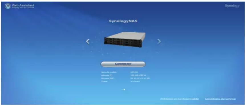 SYNOLOGY SA3400 - Installation de DSM avec Web Assistant - 1