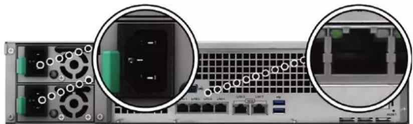 SYNOLOGY SA3400 - Pour démarrer votre SA3400 : - 1