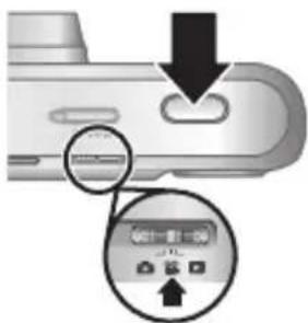 HP PhotoSmart M540 - Aufnehmen eines Videoclips - 1
