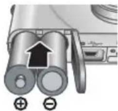 HP PhotoSmart M540 - Installazione delle batterie - 2