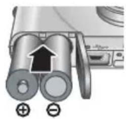 HP PhotoSmart M540 - Installation des piles - 2