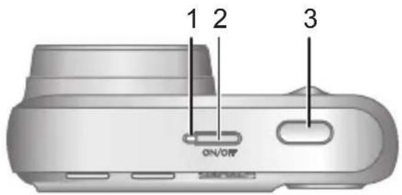 HP PhotoSmart MZ60 - Camera top and back - 1