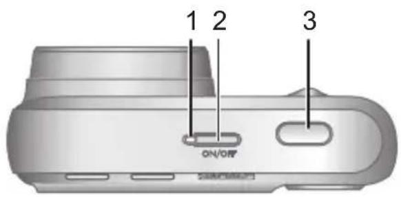 HP PhotoSmart MZ60 - Partes superior y posterior de la webcam - 1